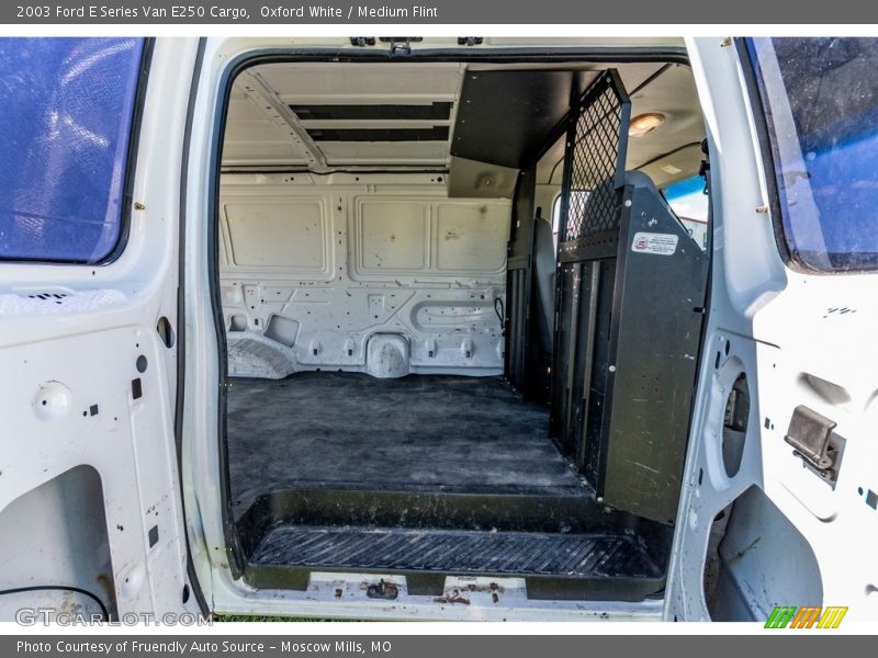 Oxford White / Medium Flint 2003 Ford E Series Van E250 Cargo