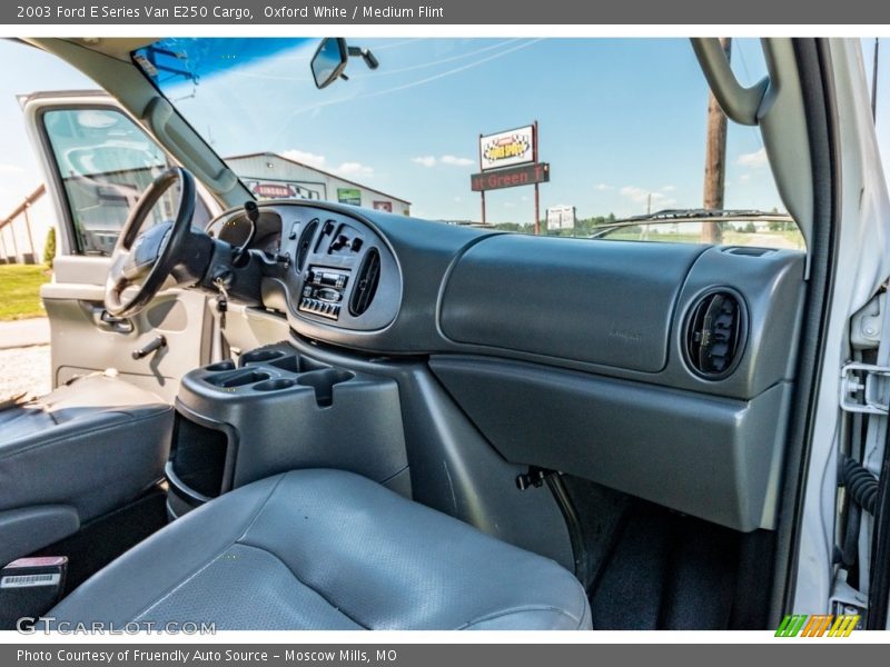 Oxford White / Medium Flint 2003 Ford E Series Van E250 Cargo
