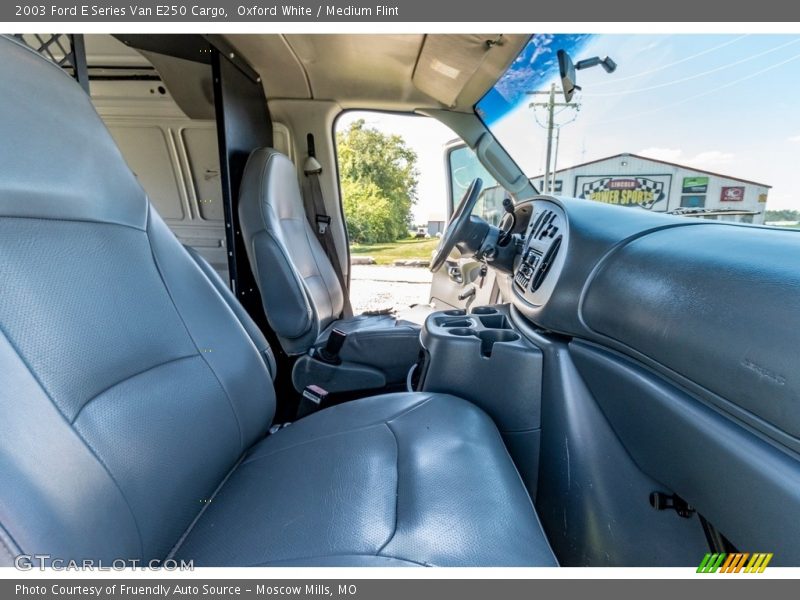 Oxford White / Medium Flint 2003 Ford E Series Van E250 Cargo