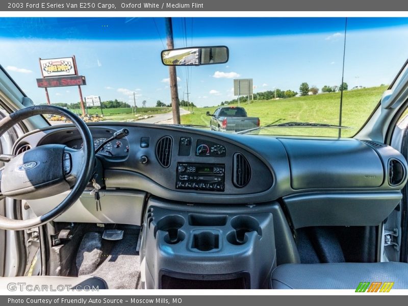 Oxford White / Medium Flint 2003 Ford E Series Van E250 Cargo