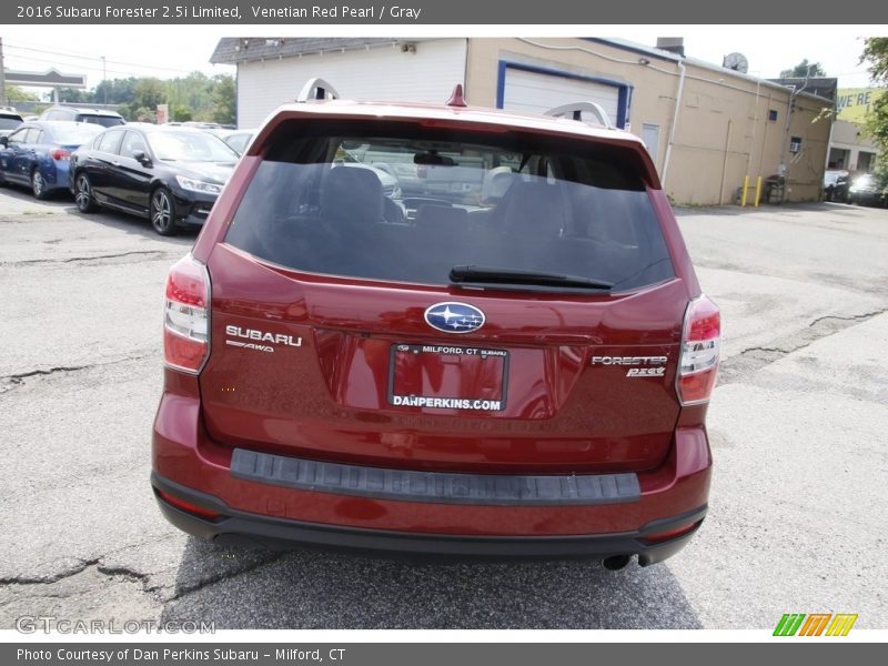 Venetian Red Pearl / Gray 2016 Subaru Forester 2.5i Limited