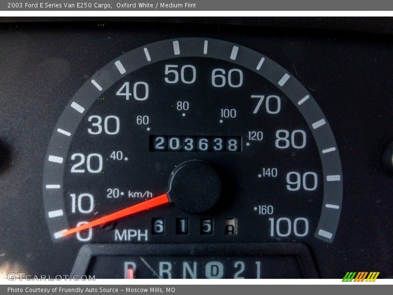 Oxford White / Medium Flint 2003 Ford E Series Van E250 Cargo