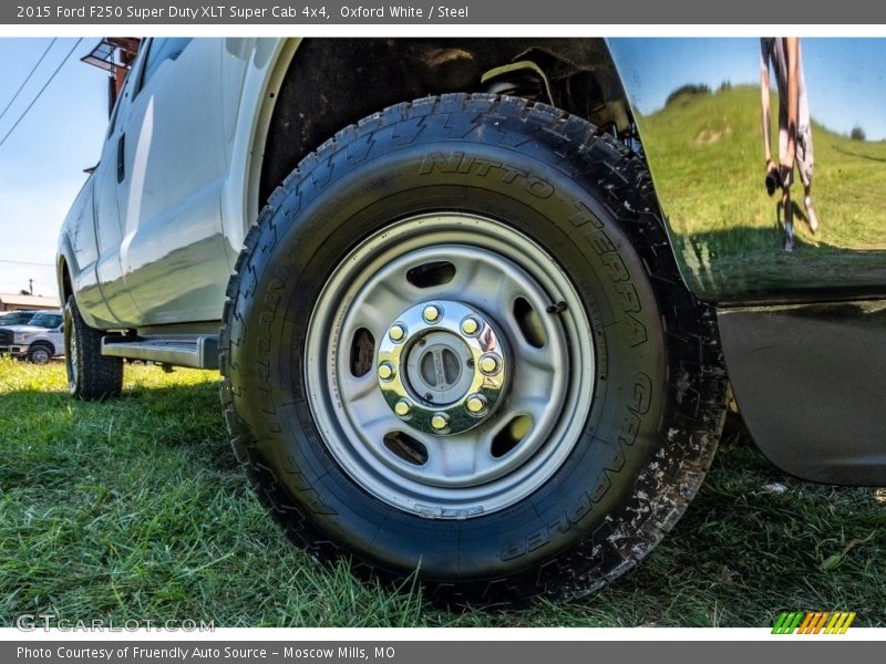 Oxford White / Steel 2015 Ford F250 Super Duty XLT Super Cab 4x4