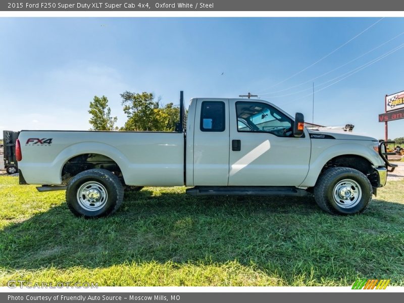 Oxford White / Steel 2015 Ford F250 Super Duty XLT Super Cab 4x4