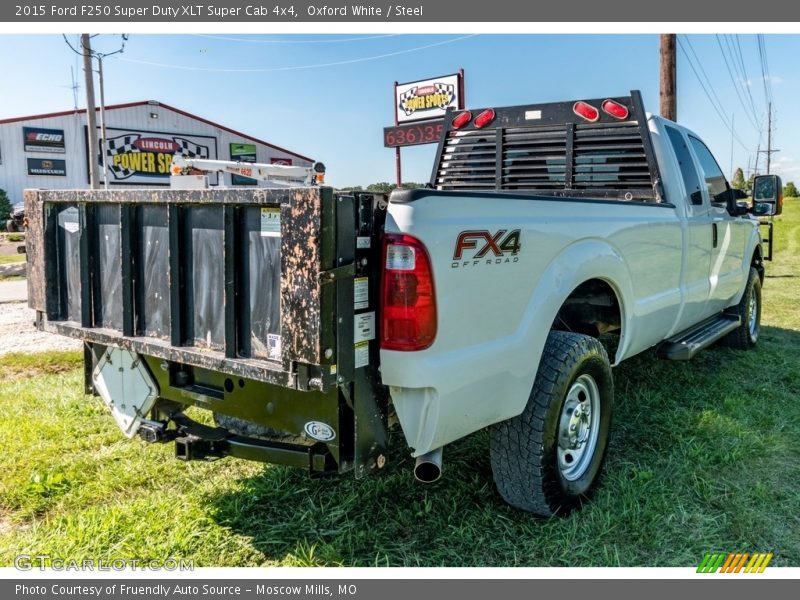 Oxford White / Steel 2015 Ford F250 Super Duty XLT Super Cab 4x4