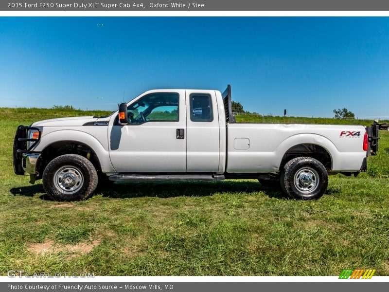 Oxford White / Steel 2015 Ford F250 Super Duty XLT Super Cab 4x4