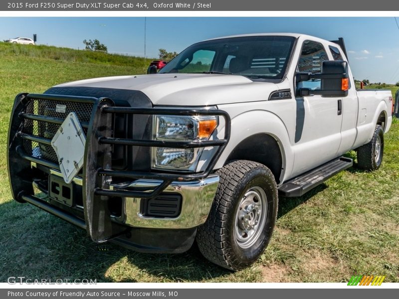 Oxford White / Steel 2015 Ford F250 Super Duty XLT Super Cab 4x4
