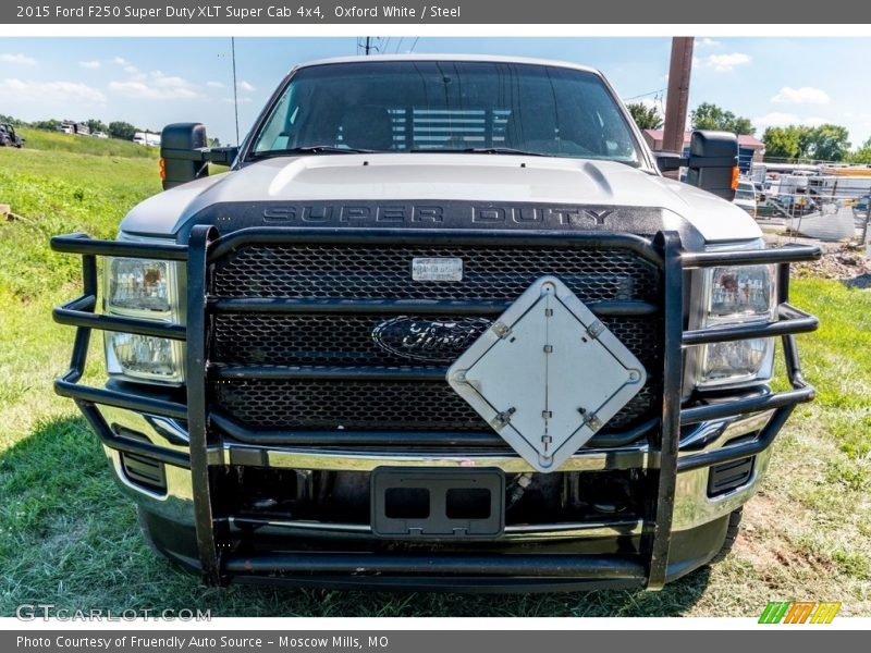 Oxford White / Steel 2015 Ford F250 Super Duty XLT Super Cab 4x4