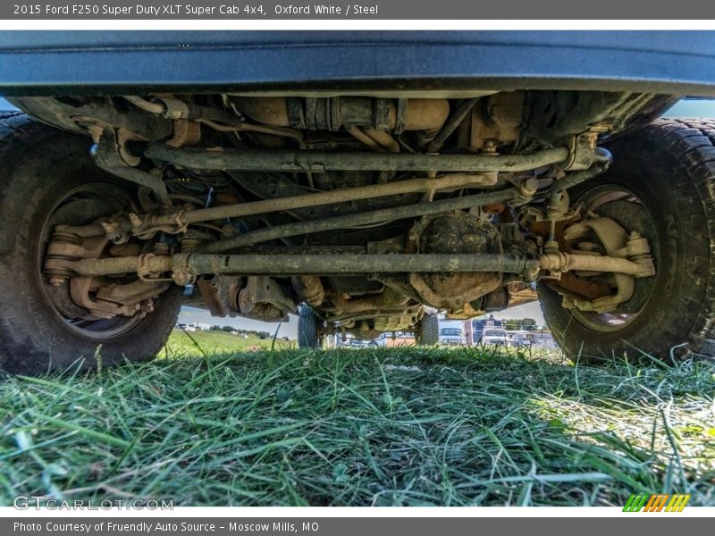Oxford White / Steel 2015 Ford F250 Super Duty XLT Super Cab 4x4