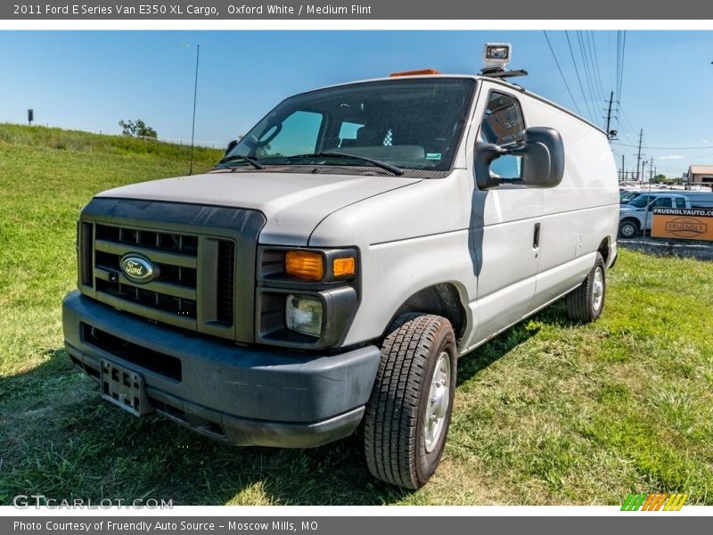Oxford White / Medium Flint 2011 Ford E Series Van E350 XL Cargo