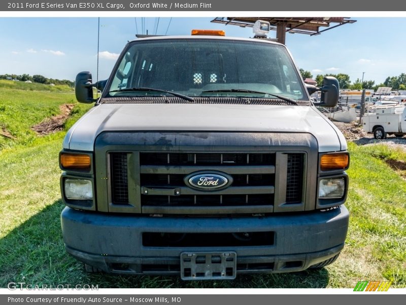 Oxford White / Medium Flint 2011 Ford E Series Van E350 XL Cargo
