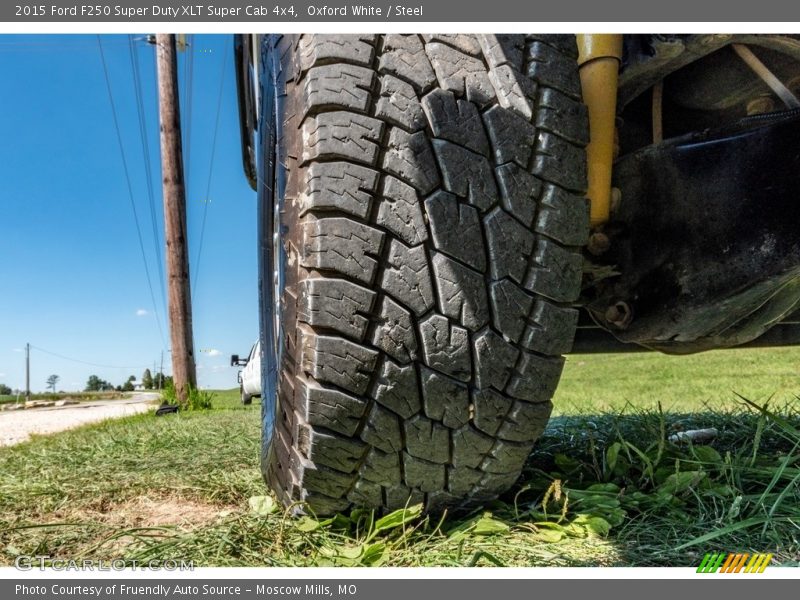 Oxford White / Steel 2015 Ford F250 Super Duty XLT Super Cab 4x4