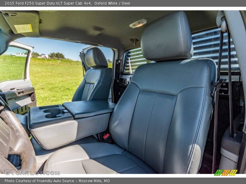 Oxford White / Steel 2015 Ford F250 Super Duty XLT Super Cab 4x4