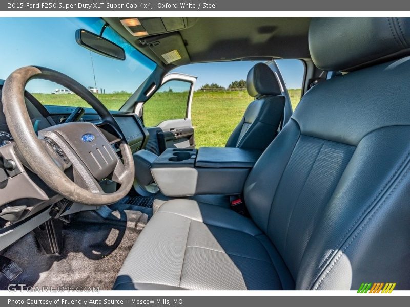 Oxford White / Steel 2015 Ford F250 Super Duty XLT Super Cab 4x4