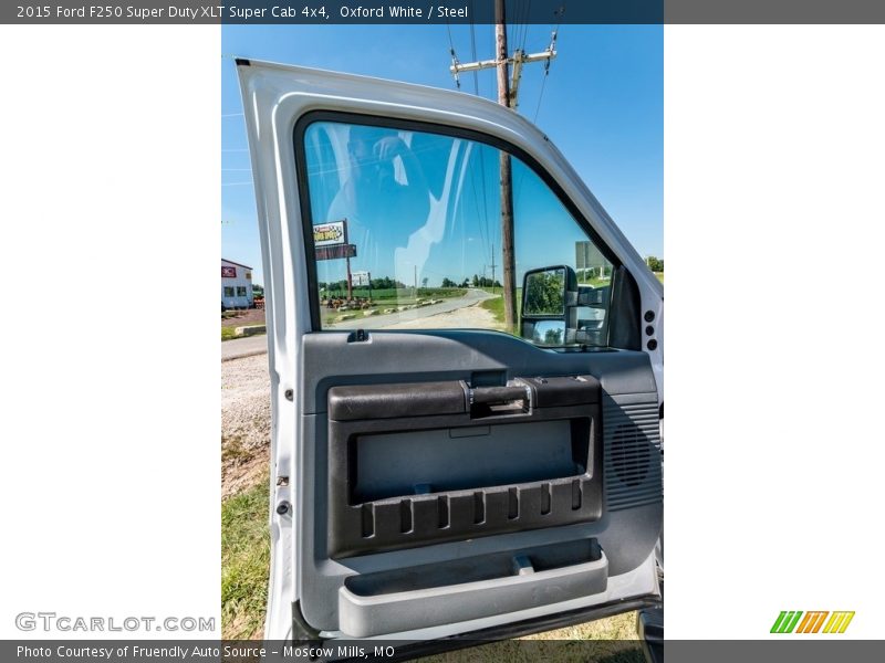 Oxford White / Steel 2015 Ford F250 Super Duty XLT Super Cab 4x4