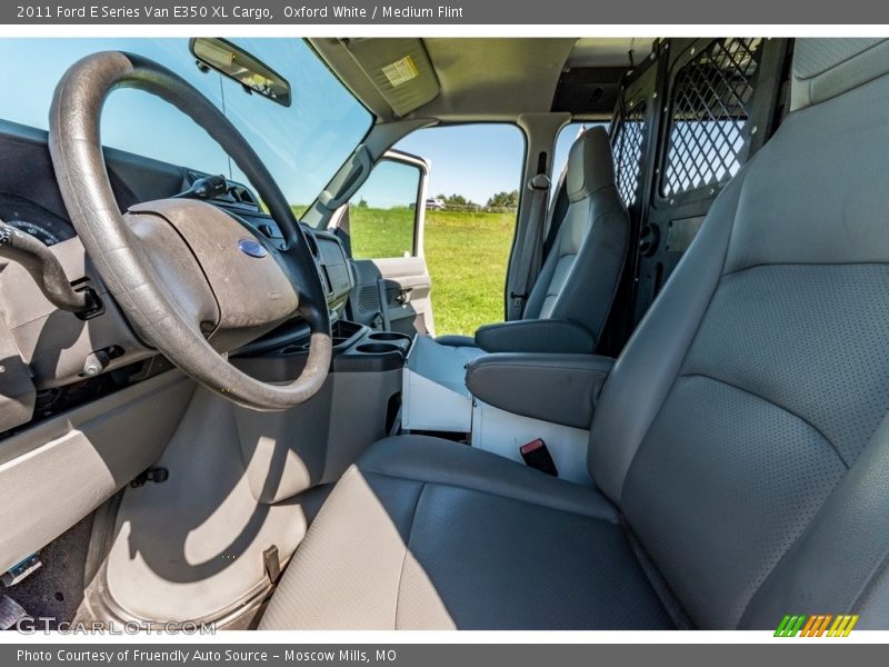 Oxford White / Medium Flint 2011 Ford E Series Van E350 XL Cargo