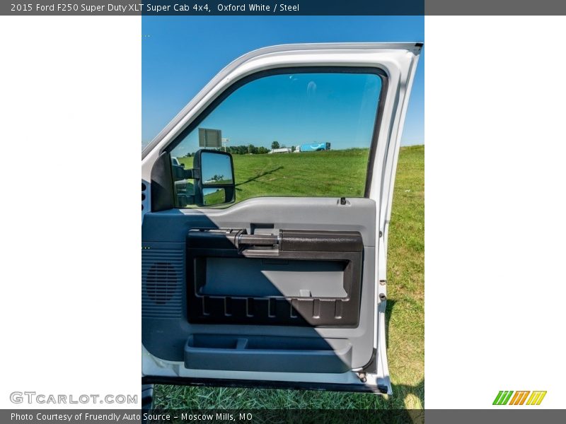 Oxford White / Steel 2015 Ford F250 Super Duty XLT Super Cab 4x4