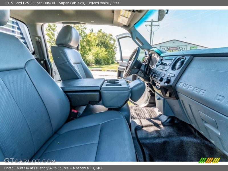Oxford White / Steel 2015 Ford F250 Super Duty XLT Super Cab 4x4