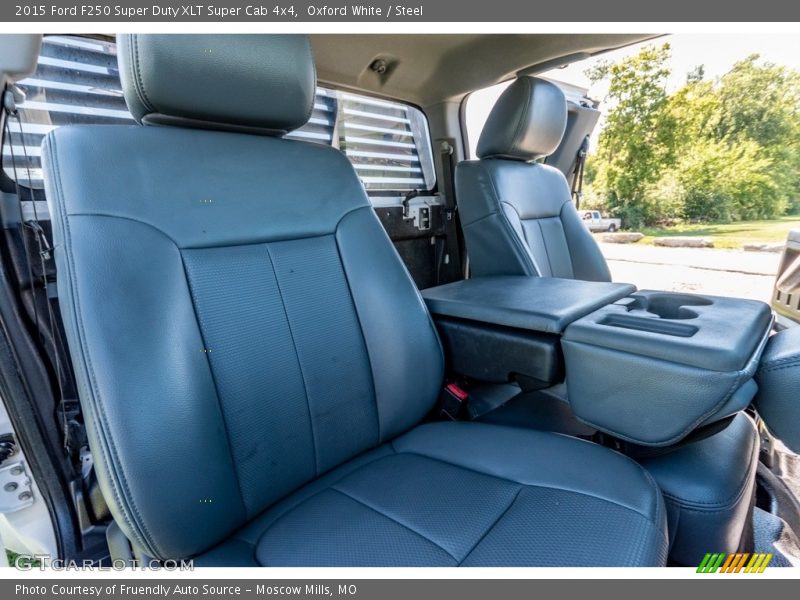 Oxford White / Steel 2015 Ford F250 Super Duty XLT Super Cab 4x4