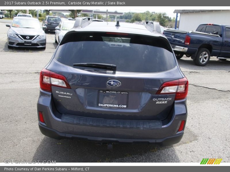 Carbide Gray Metallic / Slate Black 2017 Subaru Outback 2.5i Premium