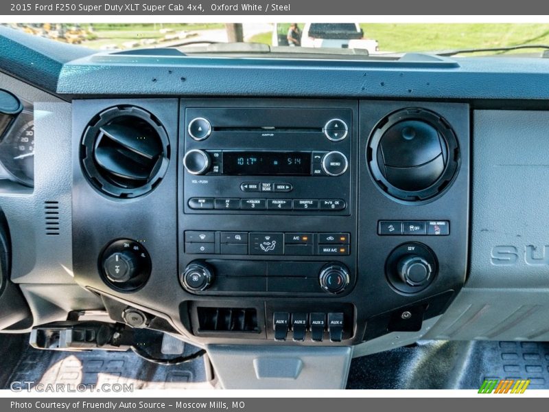 Oxford White / Steel 2015 Ford F250 Super Duty XLT Super Cab 4x4