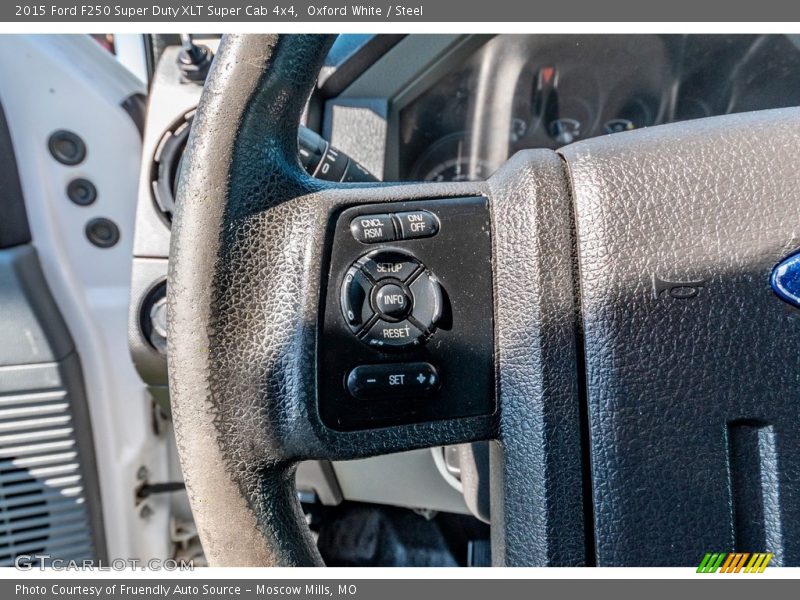 Oxford White / Steel 2015 Ford F250 Super Duty XLT Super Cab 4x4