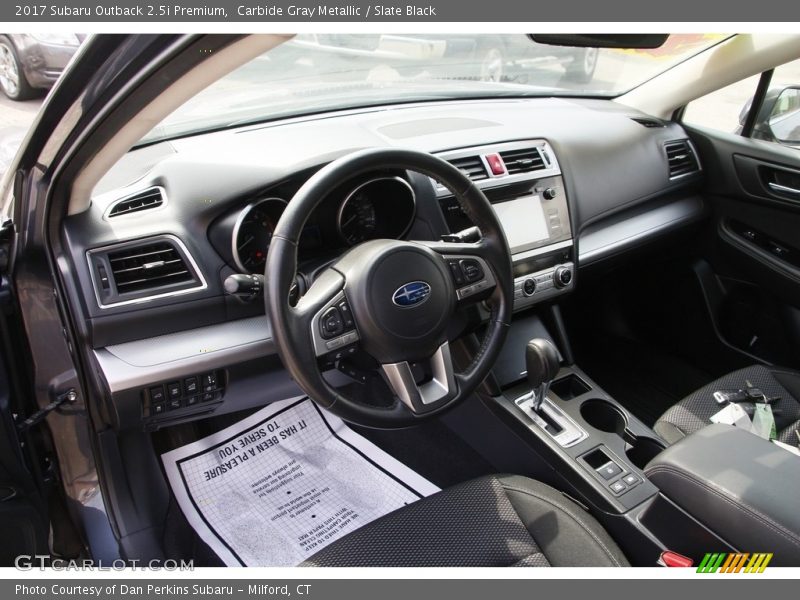 Carbide Gray Metallic / Slate Black 2017 Subaru Outback 2.5i Premium