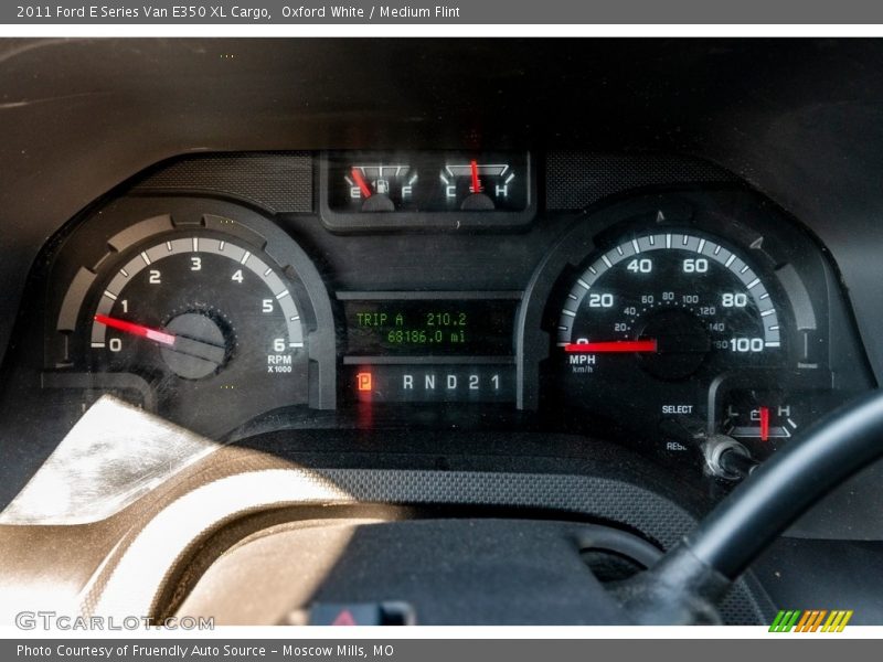 Oxford White / Medium Flint 2011 Ford E Series Van E350 XL Cargo
