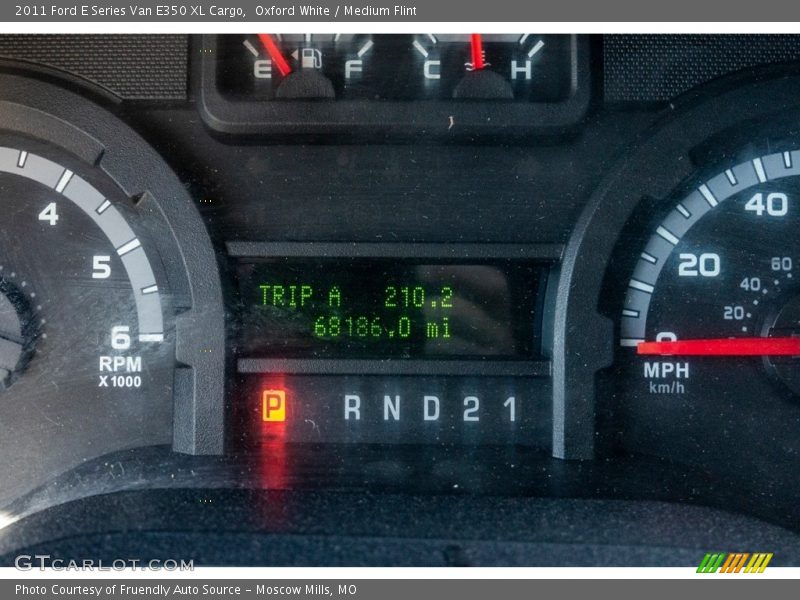 Oxford White / Medium Flint 2011 Ford E Series Van E350 XL Cargo