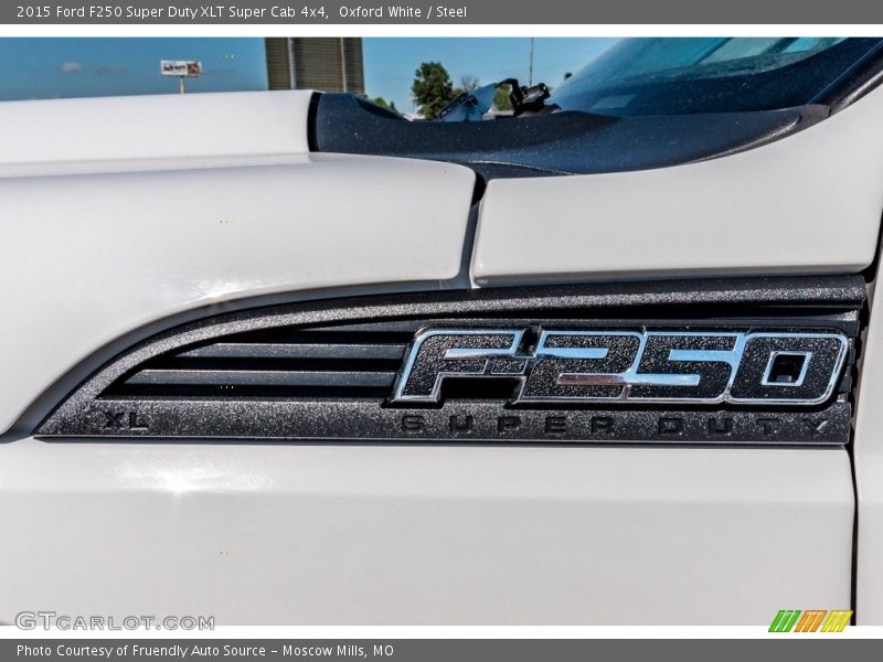 Oxford White / Steel 2015 Ford F250 Super Duty XLT Super Cab 4x4