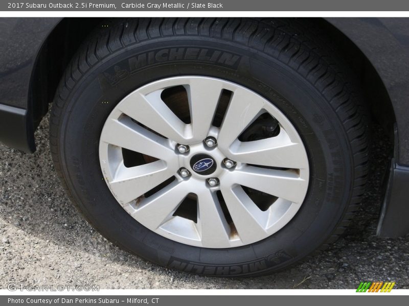 Carbide Gray Metallic / Slate Black 2017 Subaru Outback 2.5i Premium