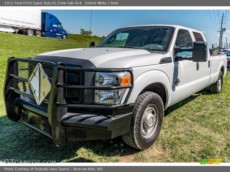 Oxford White / Steel 2012 Ford F350 Super Duty XL Crew Cab 4x4