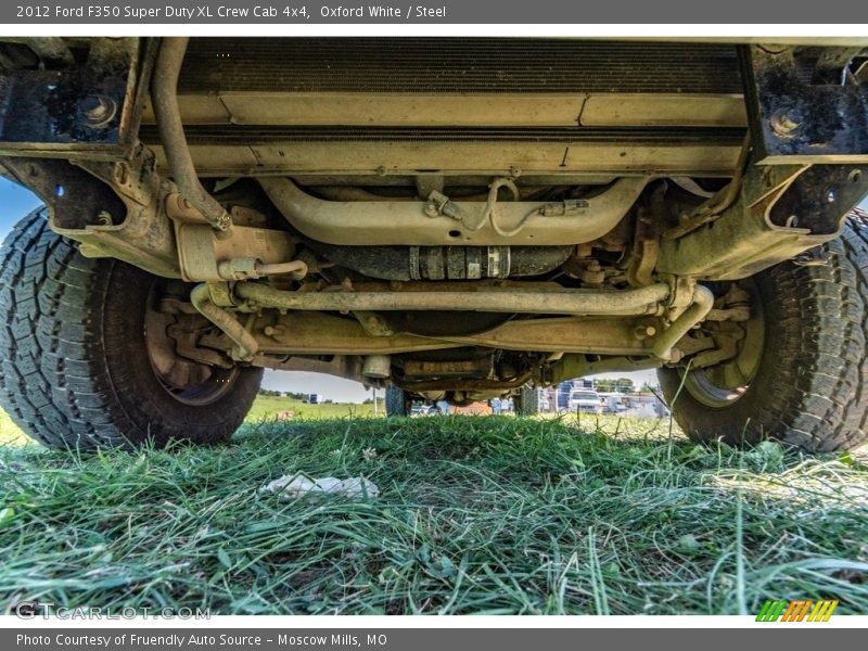 Oxford White / Steel 2012 Ford F350 Super Duty XL Crew Cab 4x4