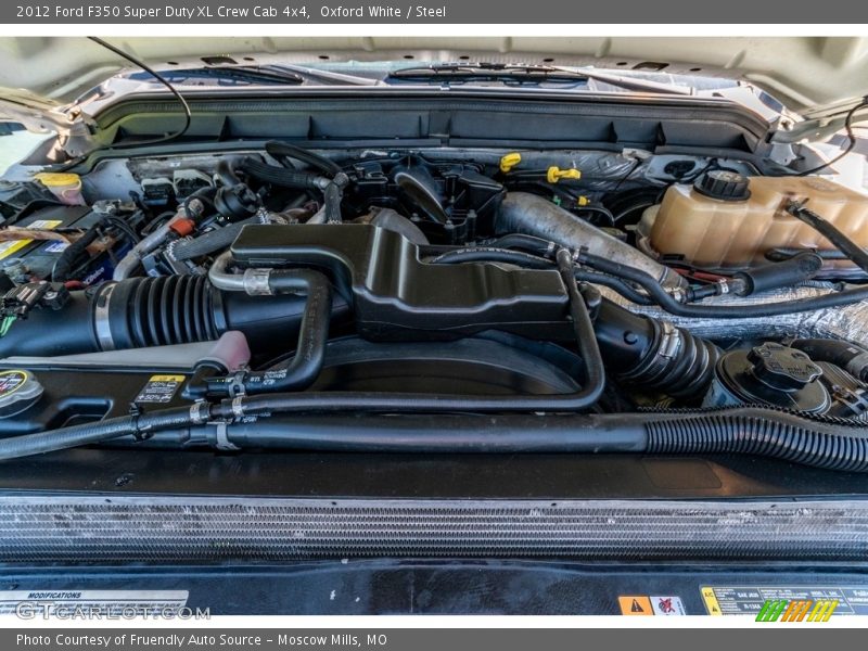 Oxford White / Steel 2012 Ford F350 Super Duty XL Crew Cab 4x4