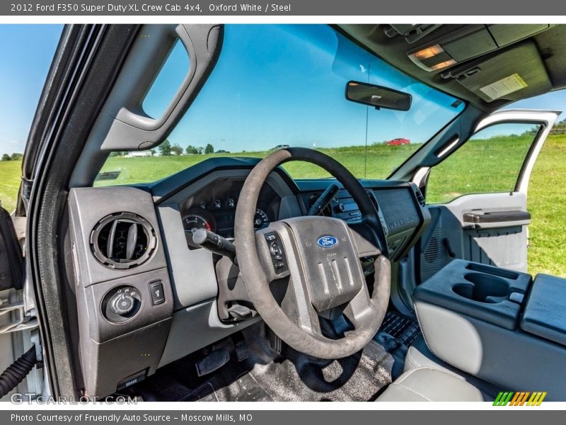 Oxford White / Steel 2012 Ford F350 Super Duty XL Crew Cab 4x4