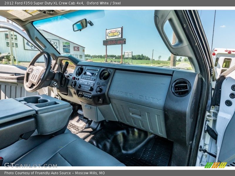 Oxford White / Steel 2012 Ford F350 Super Duty XL Crew Cab 4x4