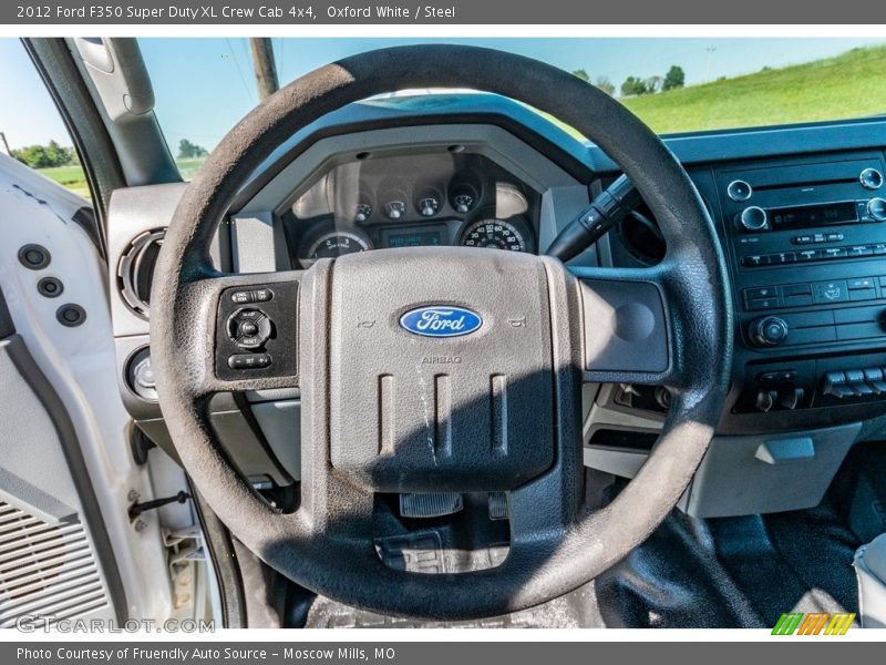 Oxford White / Steel 2012 Ford F350 Super Duty XL Crew Cab 4x4