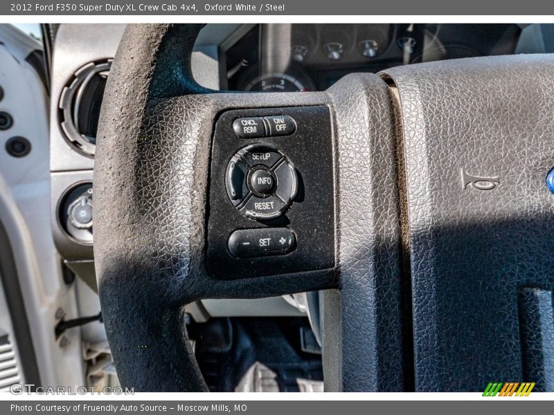 Oxford White / Steel 2012 Ford F350 Super Duty XL Crew Cab 4x4