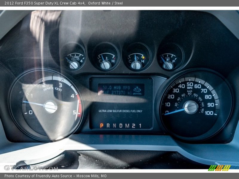  2012 F350 Super Duty XL Crew Cab 4x4 XL Crew Cab 4x4 Gauges