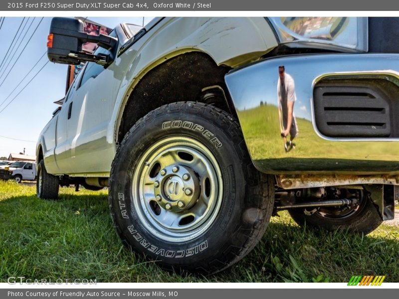 Oxford White / Steel 2015 Ford F250 Super Duty XLT Super Cab 4x4