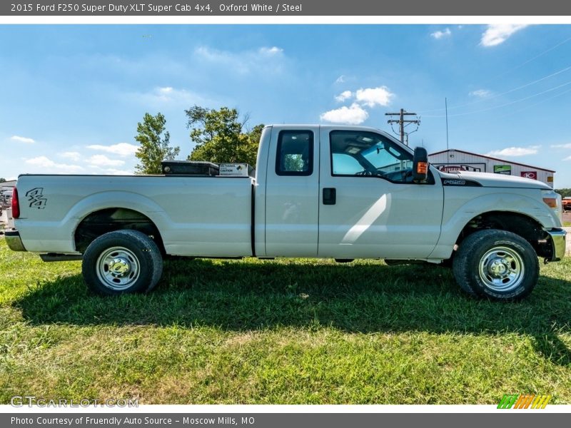 Oxford White / Steel 2015 Ford F250 Super Duty XLT Super Cab 4x4