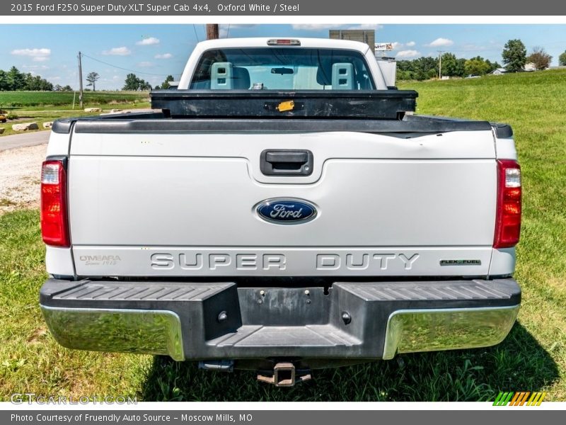 Oxford White / Steel 2015 Ford F250 Super Duty XLT Super Cab 4x4