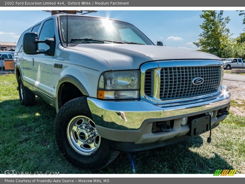 Oxford White / Medium Parchment 2002 Ford Excursion Limited 4x4