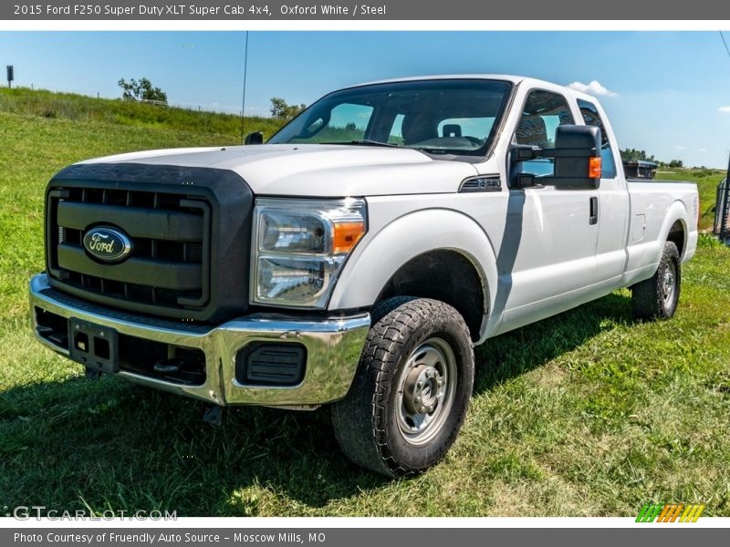 Oxford White / Steel 2015 Ford F250 Super Duty XLT Super Cab 4x4
