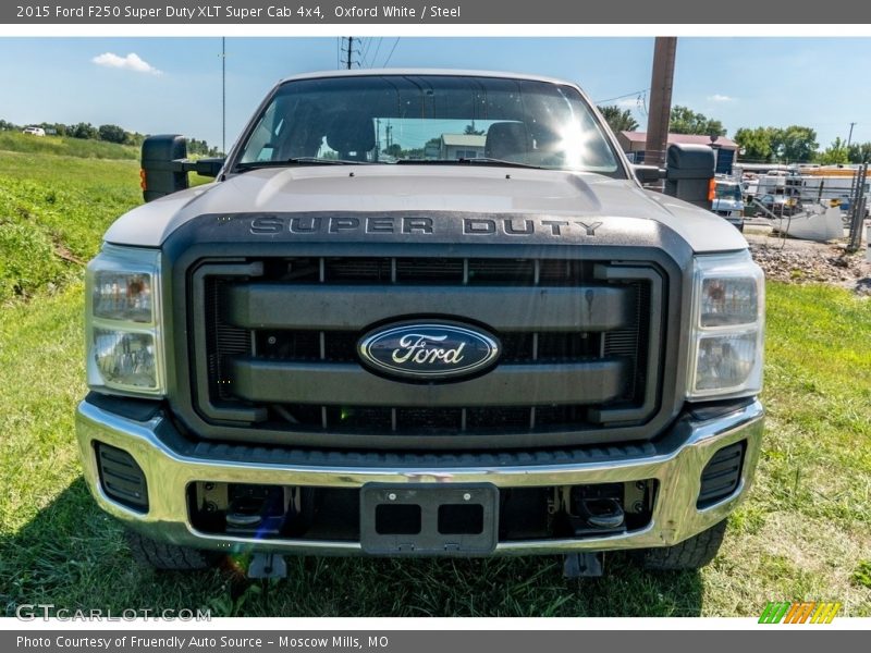 Oxford White / Steel 2015 Ford F250 Super Duty XLT Super Cab 4x4