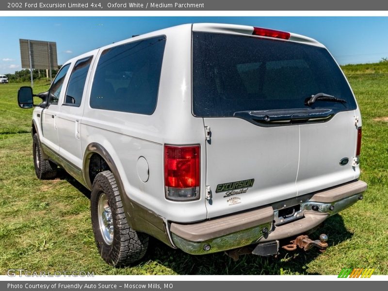 Oxford White / Medium Parchment 2002 Ford Excursion Limited 4x4