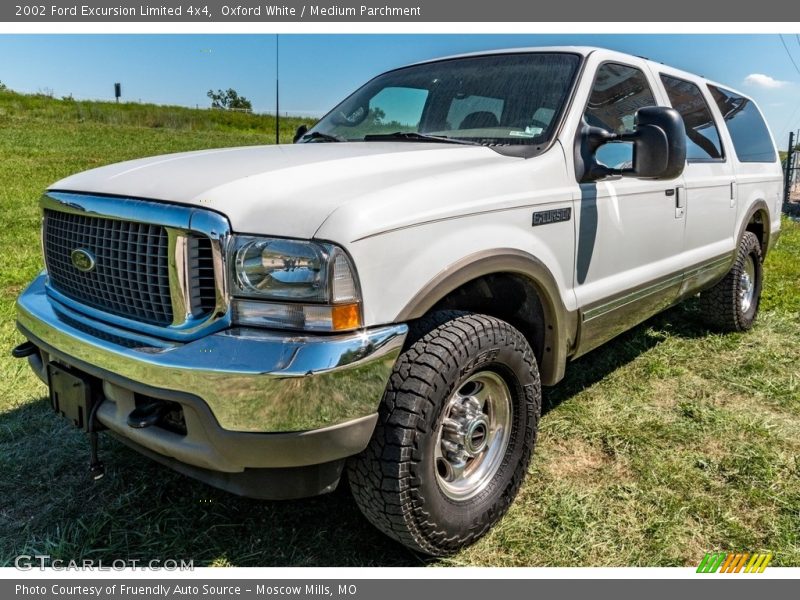 Oxford White / Medium Parchment 2002 Ford Excursion Limited 4x4