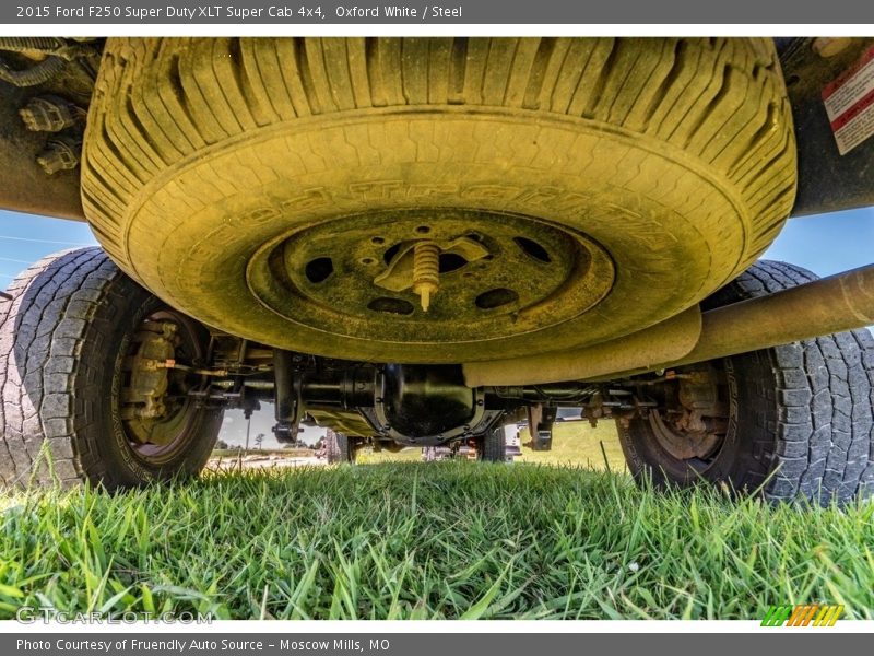 Oxford White / Steel 2015 Ford F250 Super Duty XLT Super Cab 4x4