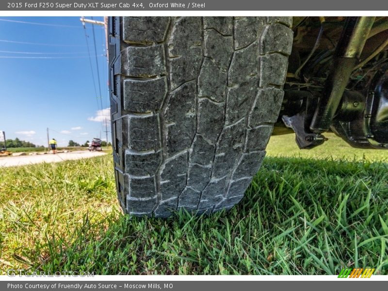 Oxford White / Steel 2015 Ford F250 Super Duty XLT Super Cab 4x4