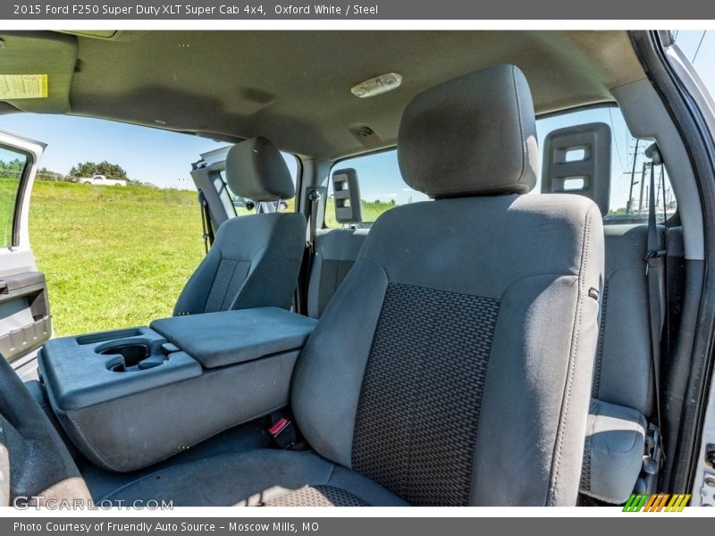 Oxford White / Steel 2015 Ford F250 Super Duty XLT Super Cab 4x4